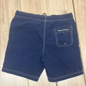 Nautica Blue Men’s Swim Trunks Classic Design